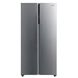 Comfee' RCS609IX2 Frigorífico-Congelador Americano 460 L(271+189)/No Frost/Compresor Inverter/177,5 cm de Altura/de Refrigeración/189 L de Congelación/Doble Control/SuperCool, Inox