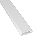 D-Line, Canaletas, Cubierta para Cables de TV en Paredes, Se Puede Pintar, Autoadhesiva, Diseño de una Pieza articulado – 60 mm (Ancho) x 15 mm (Alto) x 400 mm de Longitud – Color Blanco