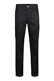 VELILLA 103001, Pantalón Multibolsillos, Color Negro, Talla 42