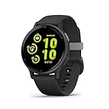Garmin Vívoactive 5, Smartwatch con GPS, Pantalla AMOLED, Funciones esenciales de salud y forma física y hasta 11 días de autonomía, Negro