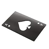 Aisoway Tarjeta de Las Espadas del póker Cerveza abridor de Cubierta de la Tapa de Acero Inoxidable abrebotellas Barra de Herramientas de Cocina