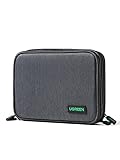 UGREEN Organizador Cables Viaje, Bolsa Impermeable, Bolsas para Accesorios Electronicos Pequeñosles como Auricular, Hub, Memoria USB, SD/TF Tarjeta y Adaptadores