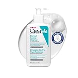 CeraVe - Blemish Control, Gel Limpiador para Acné y Piel Grasa, Reduce el Acné, Puntos Negros y Mejora los Poros, Tratamiento en Gel con Ácido Salicílico, 236 ml