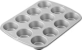 Wilton Recipe Right® Molde para Muffins, Cupcakes o Magdalenas de 12 cavidades con base de 5cm, 03-3118