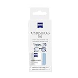 ZEISS Spray antivaho con 15 ml de contenido, incluye un paño de limpieza para gafas para una protección duradera contra el empañamiento, incluso en condiciones de alta humedad