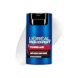 L'Oréal Crema hidratante para hombre, Antiarrugas y antienvejecimiento, Con ácido hialurónico hidratante para el envejecimiento, Para pieles secas y apagadas, Men Expert Power Age, 50ml