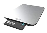 Cecotec Báscula de Cocina Digital Cook Control 9000 Waterproof, Alta Precisión, Acero Inoxidable, Resistente al Agua, Pantalla LCD Retroiluminada Extragrande y Extraíble, Capacidad Máxima 10 Kg