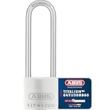 Abus 64TI/30HB60 KA6311 - Candado Titalium de 30mm arco extra largo llaves iguales