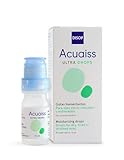 Acuaiss - Lágrima Artificial sin Conservantes, Ácido Hialurónico, Hidratación Ojos Secos Moderados, Uso Prolongado, Ideal Lentes de Contacto, 10 ml, Limpieza Ojos, Alergia Ojos