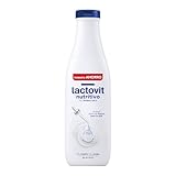 Lactovit - Gel de Ducha Nutritivo e Hidratante, Piel Fuerte y Joven, Textura Cremosa y Ligera, Formulado con Protein Calcium, Uso Diario, Para Pieles Normales y Secas - 750 ml