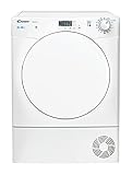 Candy Smart CSE C8LF-S, Secadora Condensación 8KG, Digital y Mandos, Tecnología NFC, 14 Programas, Depósito de Agua, Planchado Fácil, Inicio 3-6-9H, Posibilidad Instalación Columna, Blanco