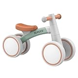 SEREED Bicicleta Infantil a Partir de 1 año, Juguete para niños de 12 a 24 Meses, Primera Bicicleta sin Pedal con 4 Ruedas, Regalo de cumpleaños