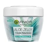 Garnier Skin Active Gelatina Aloe Jelly, Hidratante y Refrescante, con Aloe Vera y Ácido Hialurónico para Todo tipo de Pieles - 150 ml