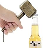 Kyowoll Los Vengadores Thors Martillo Abrebotellas - Cerveza y Bebidas Abridor, Avengers Regalo para Los Fans De Los Cómic y Películas (Oro)