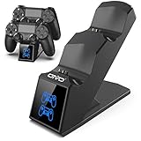 OIVO Cargador Mando PS4, Estación de Rápida Carga de 1,8 Horas para inalambrica Mando PS4, Base de Carga para Sony Mando Playstation 4