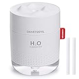 SmartDevil Humidificador 500ml, humidificadores ultrasónicos de aire con alimentación USB, apagado automático para el el hogar, dormitorio, la oficina,Sin batería,Aceite esencial prohibido - 2 Filtros