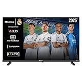 Hisense 40A5Q - QLED Smart TV 40 Pulgadas, Dolby Atmos, Modo Juego, Entrada USB Tipo C, Peana con Doble posición, Control por Voz Alexa, Función Compartir en TV, Auto Ordenación Canales TDT