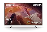 Sony Bravia 43X80L Smart TV 43' con 4K HDR, Procesador X1, Google TV, Dolby Vision y Atmos, Asistentes de Voz Google y Alexa, Funciones Eco, Bluetooth, Chromecast Incorporado, 43 Inch