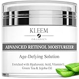 Crema Antiedad con Retinol y Ácido Hialurónico – Crema Antiarrugas Reafirmante e Hidratante para Rostro – Reduce Arrugas Profundas y Manchas – Crema Facial Hidratante de Noche con Extractos Naturales