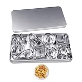 Juego de 30 cortadores de galletas, cortadores de repostería para hornear, accesorios para hornear, moldes de mantequilla de acero inoxidable, juego de cortadores de galletas con forma geométrica