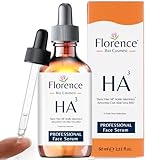 60ml. Bio Sérum Facial con Triple Ácido Hialurónico Puro, Agentes Antiarrugas, Antiojeras, Antiedad. Serum vitamina c para la cara,Hidratante,Orgánico,Vegano. También Ideal Como Crema Contorno de Ojos