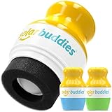 Solar Buddies Aplicador de Protector Solar - Verde y Azul - Aplicador Recargable de Esponja para Protector Solar, Crema Solar y Loción para Niños, Adultos y Familias - Contiene 100ml