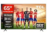 TCL 65Q6C 65 Inch QD Mini LED TV, 4K HDR Premium 1000nits, Smart TV with Google TV (Dolby Vision IQ & Atmos, Onkyo 2.1 Sound System, 144Hz Motion Clarity Pro, Game Master) [Energy Class F]