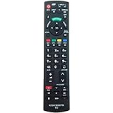 Reemplazo Mando para Panasonic TV N2QAYB000752 para Mando TV panasonic Vieira TX-TX-L32G20E L37G20E TX-TX-P42GW20 P42G20E TX-TX-L42G20E P46G20E