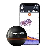 Deeper DP1H20S10, Buscador de Peces (Sonar Portátil sin Cables, Wi-Fi), S, Negro