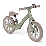 KikkaBoo Bicicleta Sin Pedales LANSER, Bici Niño 2 Años, Bicicleta Equilibrio, Desde 2 hasta 6 años, Ultraligera, Sillín Ajustable, Verde Militar