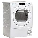 Candy Smart Pro CSOE H10A2TE-S, Secadora 10KG, Bomba Calor, Pantalla Smart Text, WiFi, App hOn, 7 Ciclos Rápidos, Cajón Condensación 5L, Planchado Fácil, Inicio Diferido 24H, Blanco