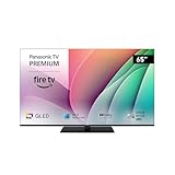 Panasonic Premium TV-65W80AEZ, Serie W80 65 Pulgadas 4K Ultra HD QLED Smart TV, 2024, Fire TV, Dolby Vision y Atmos, Modo De Juego Extremo, Control por Voz de Alexa, Airplay, Negro