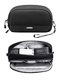 UGREEN Organizador Viaje Almacenamiento de Accesorios Electrónicos, Bolsa de Cable Impermeable estándar M Negra