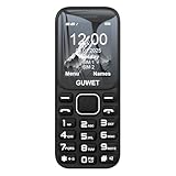 Guwet A2 telefono movil para Mayores, con señal Fuerte, Dual SIM, botón SOS, Teclas Grandes, Larga autonomía en Espera y Color Rojo.