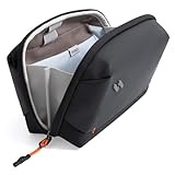 Inateck Organizador Electrónico Portátil, Bolsa de Viaje Resistente a Salpicaduras para Cables, Baterías Externas, Hubs, Auriculares, Negro