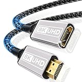Cable de extensión HDMI,0.5M 8K 60HZ 4K 120HZ 144HZ Cable de extensión HDMI 2.1 macho a hembra 48Gbps Ultra Alta Velocidad UHD eARC HDCP 2.3 Dynamic HDR10+ Compatible con TV Stick,HDTV,PS 5 PS 4