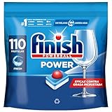 Finish Powerball Power All in 1 Pastillas para el lavavajillas todo en 1 - Pack ahorro 110 pastillas