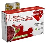 Arroz fermentado rojo (arroz de levadura roja) | 60 tabletas de arroz fermentado rojo, coenzima Q10, Monakolin K, berberina | Suplemento dietético