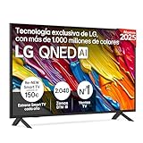 LG 50QNED84A6C - TV 50', QNED 4K, Smart TV, WebOS 25, Super Upscaling, Dolby Vision y Atmos, Alexa/Google Assistant, Negro