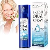 Spray Bucal, Natural Enjuague Bucal, Spray Bucal Fresco, Ambientador de Aliento Eliminación de Olores Mal Aliento Spray, Cuidado Bucal Diario de Larga Duración.