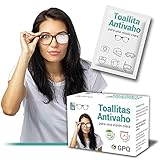 GPQ - Toallitas Antivaho para Gafas | Húmedas y Desechables | 24 Horas sin Vaho | 30 Unidades | Anti-vaho | Para Pantallas de Protección, Máscaras de Buceo, Viseras de Casco, Ópticas de Cámaras