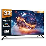 TD Systems - Smart TV 32 Pulgadas HD, Television TDT HD, Android 14 GTV, Modelo 2025, Televisor con 3 años de garantía - PRIME32C21GLE