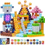 COOLJOYA Bloques Magneticos Construccion Niños, 150 Piezas Construcciones Magneticas Niños,Piezas Magneticas, Juguete Creativo Montessori para 3 4 5 6 7 8 9 10 Años